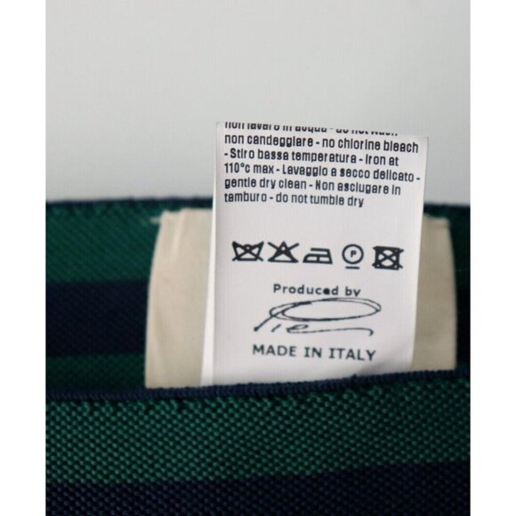 Boy. Band of Outsiders Womens US2 Blue Green Striped Draped Pencil Skirt Stretch - Picture 6 of 6